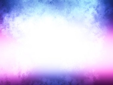 Beyaz ışığı olan pembe ve mavi bir arkaplan