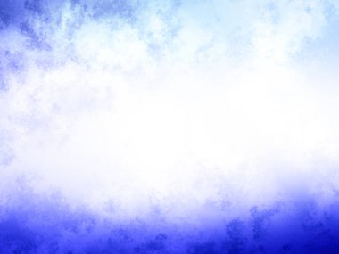 Gökyüzü ve bulutları olan mavi ve beyaz bir arkaplan