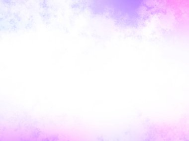 Bulutlu pembe ve mavi bir gökyüzü ve sörf tahtasında bir insan