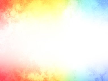 Renkli bir arkaplan ve gökkuşağı renklerinde