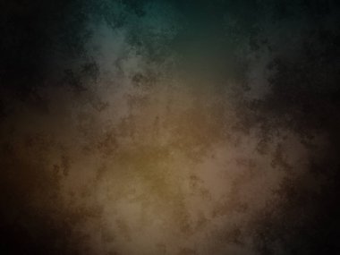 Koyu ve kirli bir arka plan, yeşil ve kahverengi