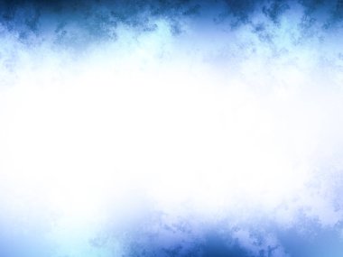 Bulanık gökyüzü ile mavi ve beyaz bir arkaplan