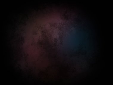 Koyu bir arka plan, mavi ve pembe bir ışık.