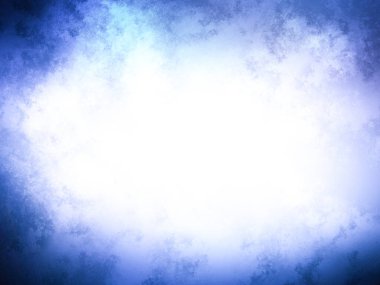 Dairesel ışığı olan mavi ve beyaz bir arkaplan