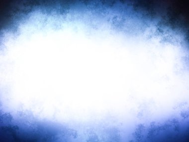 Ortasında ışık olan mavi ve beyaz bir arkaplan