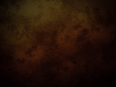 Koyu kahverengi ve turuncu arka plan ve saat.