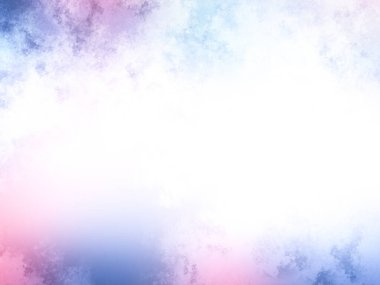 Beyaz kenarlı pembe ve mavi bir arkaplan