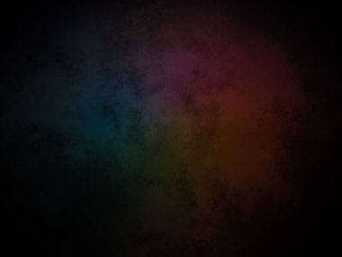 Gökkuşağı renkli bir ışık ile koyu bir arkaplan