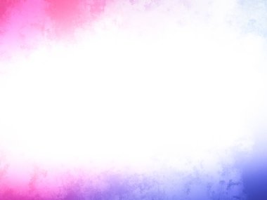 Beyaz kenarlı pembe ve mavi bir arkaplan
