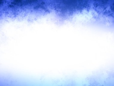 Gökyüzü ve bulutları olan mavi ve beyaz bir arkaplan