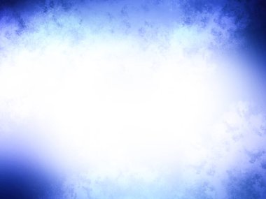 Ortasında ışık olan mavi ve beyaz bir arkaplan