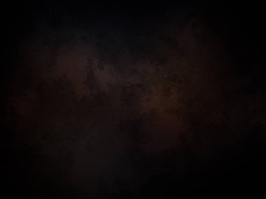 Karanlık bir arka plan, kara bir gökyüzü ve birkaç bulut.