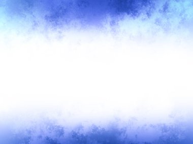 Gökyüzü ve bulutları olan mavi ve beyaz bir arkaplan