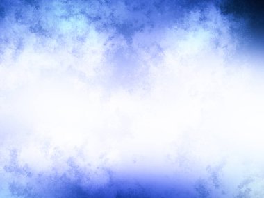 Bulanık gökyüzü ile mavi ve beyaz bir arkaplan