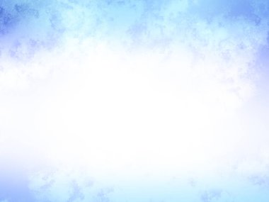 Bulutlu mavi bir gökyüzü ve beyaz bir ışık