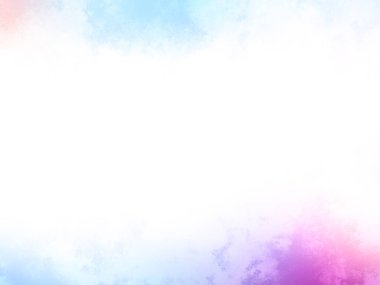 Beyaz gökyüzü ve bulutlarla dolu renkli bir arkaplan.