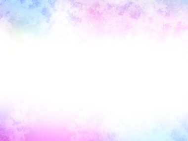 metin için beyaz boşluğu olan pembe ve mavi bir arkaplan