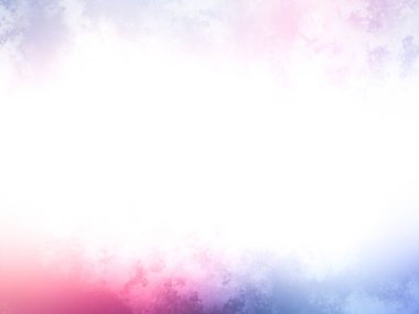 Beyaz ve kırmızı kenarlı pembe ve mavi bir arkaplan.