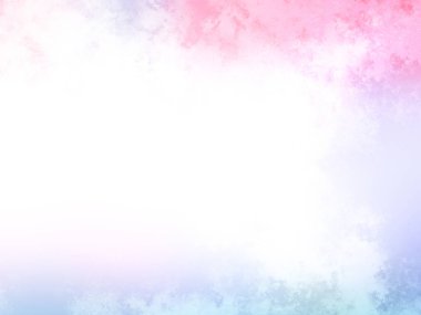 Beyaz kenarlı pembe ve mavi bir arkaplan