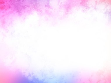 Beyaz bulutlu pembe ve mavi bir arkaplan