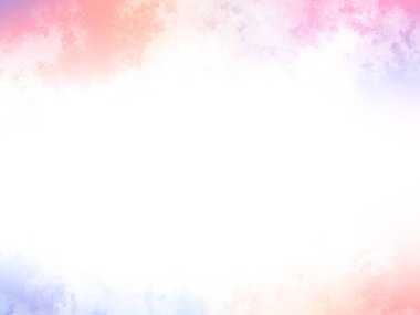 Bulutları ve uçakları olan renkli bir gökyüzü.