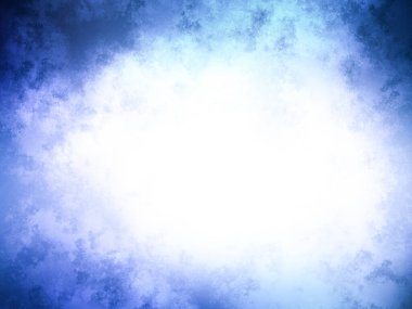 Ortasında ışık olan mavi ve beyaz bir arkaplan