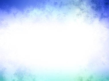 Beyaz kenarlı mavi ve yeşil bir arkaplan