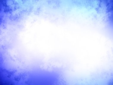 Ortasında beyaz bir bulut olan mavi bir gökyüzü