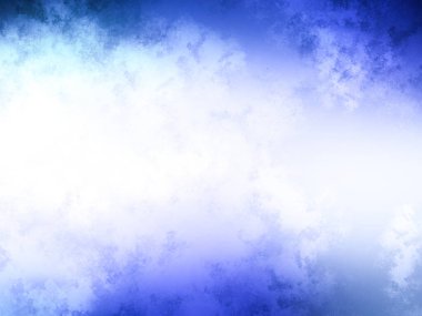 Bulanık gökyüzü ile mavi ve beyaz bir arkaplan