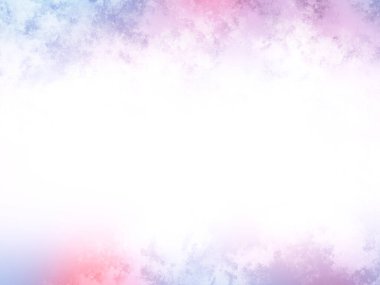 Beyaz kenarlı pembe ve mavi bir arkaplan