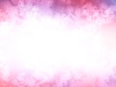 Beyaz kenarlı pembe ve mavi bir arkaplan