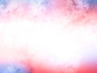 Bulanık gökyüzü ile kırmızı ve mavi bir arkaplan