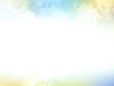 Bulutlu ve güneşli renkli bir gökyüzü.