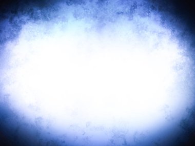 Ortasında ışık olan mavi ve beyaz bir arkaplan