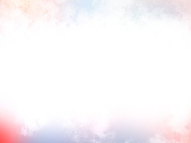 Beyaz bulutlu kırmızı ve mavi bir arkaplan