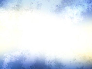 Beyaz ve mavi gökyüzü ile mavi ve sarı bir arkaplan