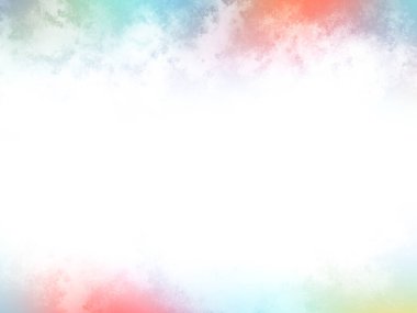 Metin için beyaz alanı olan renkli bir arkaplan