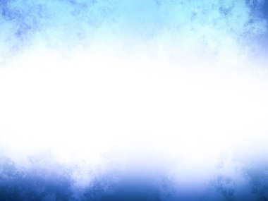 Bulanık gökyüzü ile mavi ve beyaz bir arkaplan