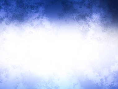 Gökyüzü ve bulutları olan mavi ve beyaz bir arkaplan