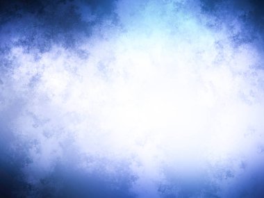 Ortasında ışık olan mavi ve beyaz bir arkaplan