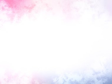 Bulutlu pembe ve mavi bir gökyüzü ve bir uçak