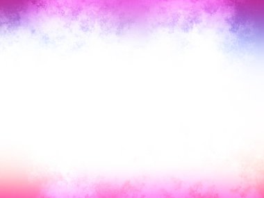 Beyaz kenarlı pembe ve mavi bir arkaplan