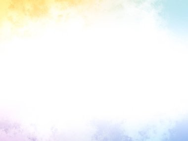 Bulutlu renkli bir gökyüzü ve sörf tahtasında bir insan.