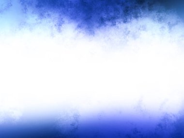 Bulanık gökyüzü ile mavi ve beyaz bir arkaplan