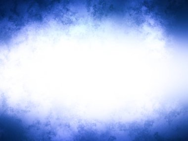 Ortasında ışık olan mavi ve beyaz bir arkaplan