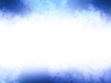 Beyaz kenarlı mavi ve beyaz bir arkaplan