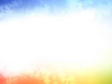 Birkaç bulutlu renkli bir gökyüzü.