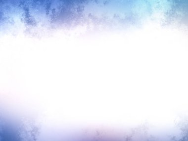 Bulanık gökyüzü ile mavi ve beyaz bir arkaplan