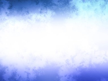 Gökyüzü ve bulutları olan mavi ve beyaz bir arkaplan