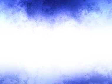 Gökyüzü ve bulutları olan mavi ve beyaz bir arkaplan